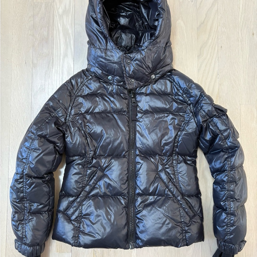 Kids Black Puffer Jacket
